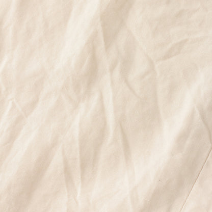 PLAIN WEAVE COTTON LINEN SKIRT