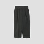 BRUSHED COTTON LINEN TROUSERS