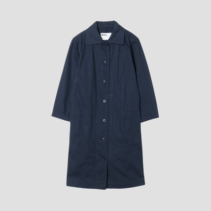 YARN DYE COTTON TWILL DRESS