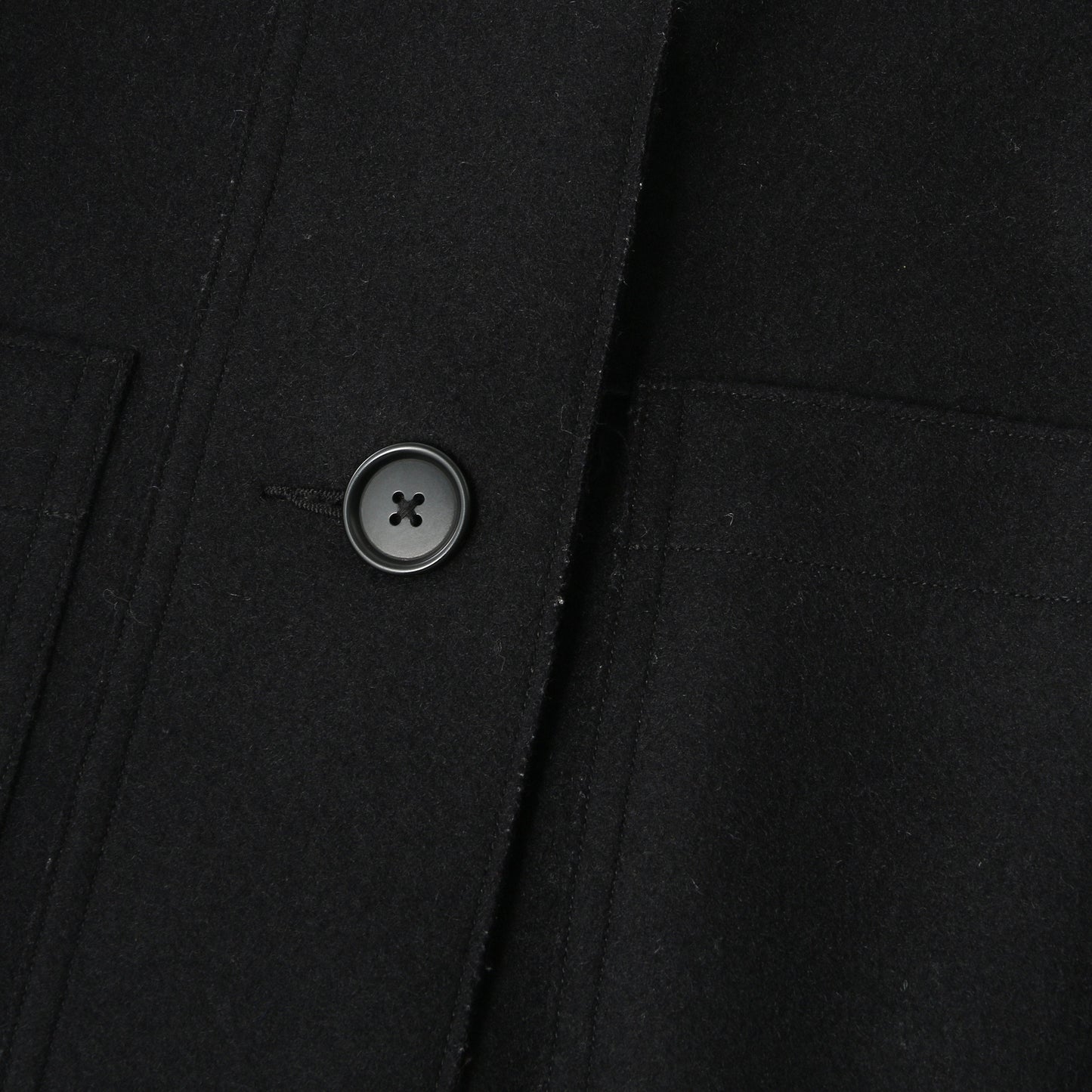 MILITARY MELTON COAT