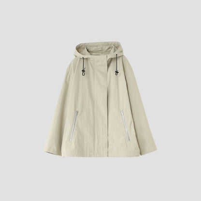 COTTON NYLON POPLIN BLOUSON