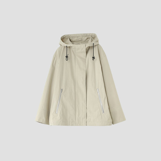 COTTON NYLON POPLIN BLOUSON