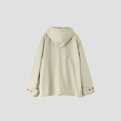 COTTON NYLON POPLIN BLOUSON