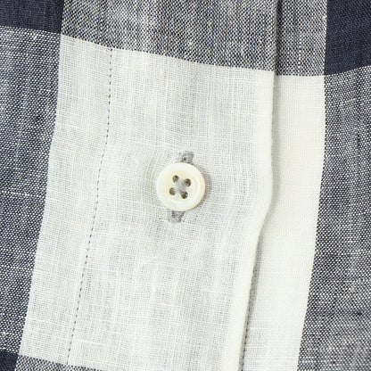 LARGE CHECK LINEN SHIRT