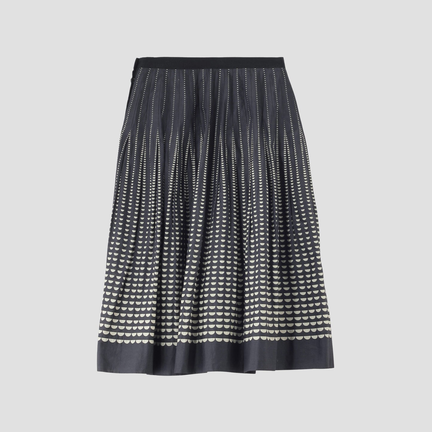 HALF MOON COTTON SKIRT