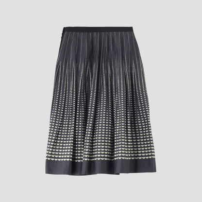 HALF MOON COTTON SKIRT