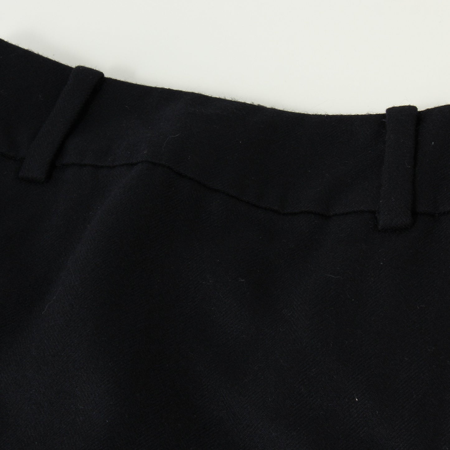SOFT HERRINGBONE WOOL SKIRT