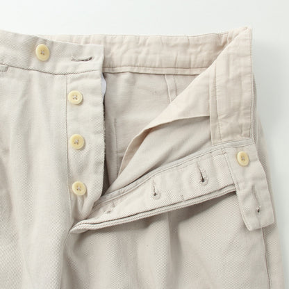 RAISED COTTON DRILL TROUSERS