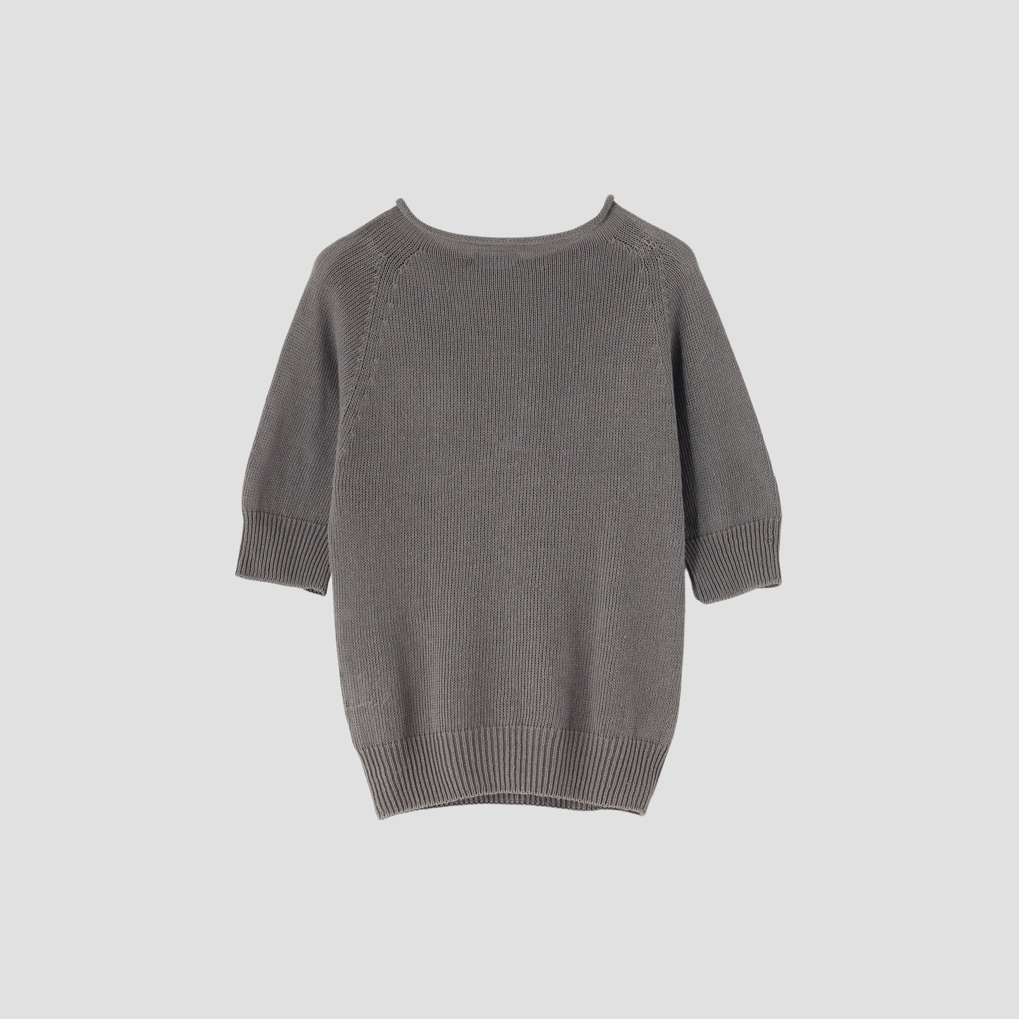 CAST OFF ROLL NECK KNIT