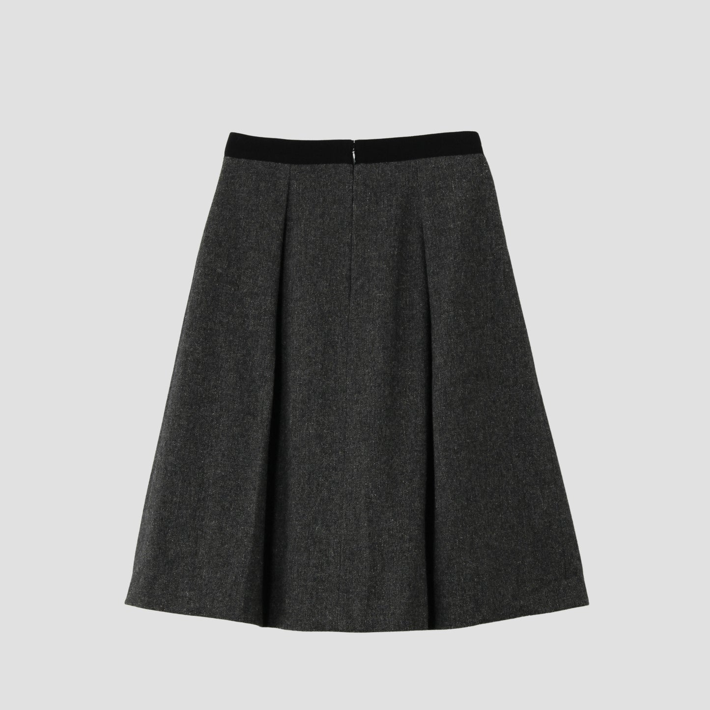 WOOL LINEN TWEED SKIRT