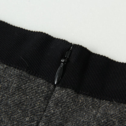 WOOL LINEN TWEED SKIRT