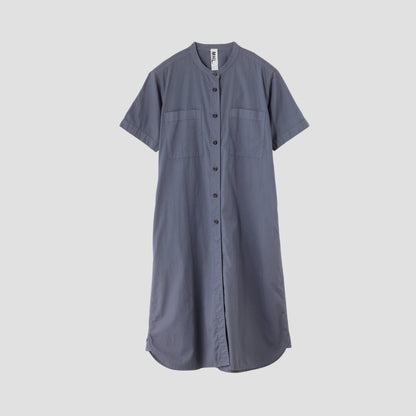 GARMENT DYE BASIC POPLIN DRESS