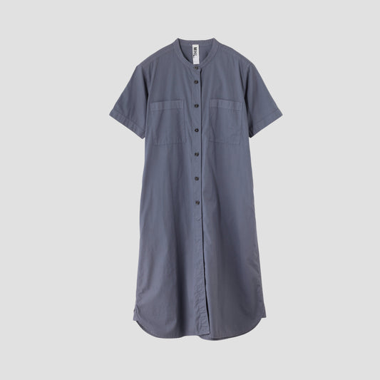 GARMENT DYE BASIC POPLIN DRESS