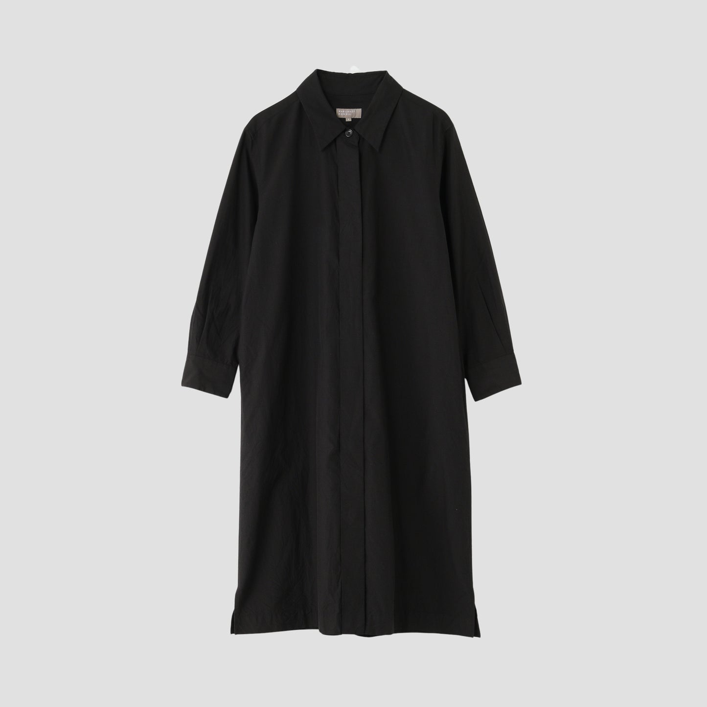 SILK COTTON POPLIN DRESS