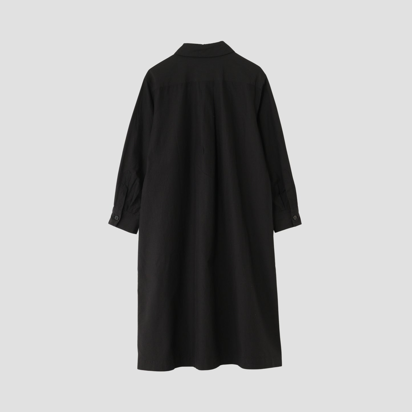 SILK COTTON POPLIN DRESS