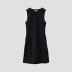 WOOL COTTON PLAINWEAVE DRESS