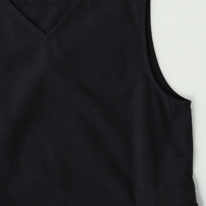 WOOL COTTON PLAINWEAVE DRESS