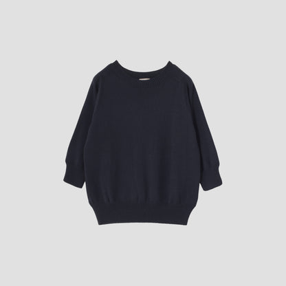 WOOL COTTON JUMPER KNIT