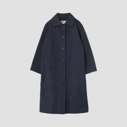 YARN DYE COTTON TWILL DRESS