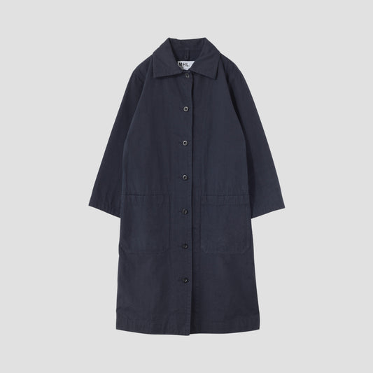 YARN DYE COTTON TWILL DRESS