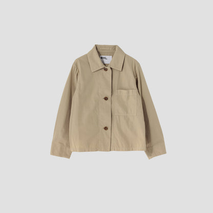 COMPACT COTTON POPLIN BLOUSON