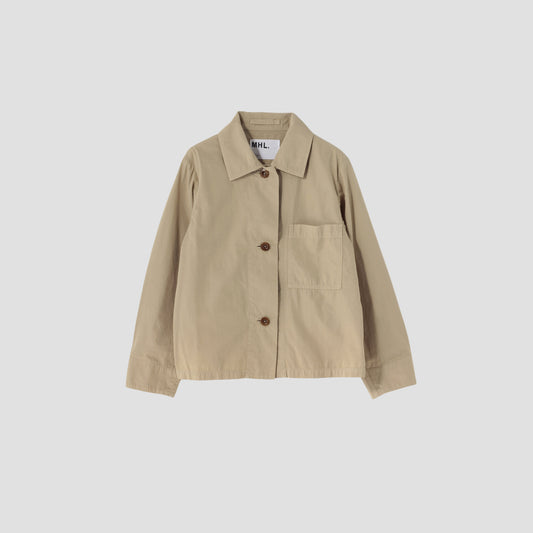 COMPACT COTTON POPLIN BLOUSON