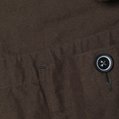 COTTON LINEN TWILL TROUSERS