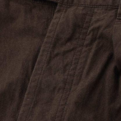 OVERDYE MELANGE COTTON LINEN TROUSERS