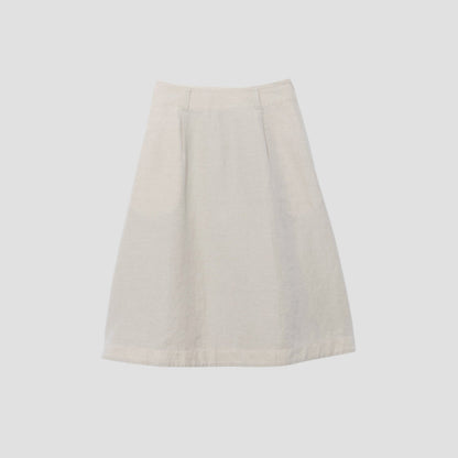 COTTON LINEN SKIRT