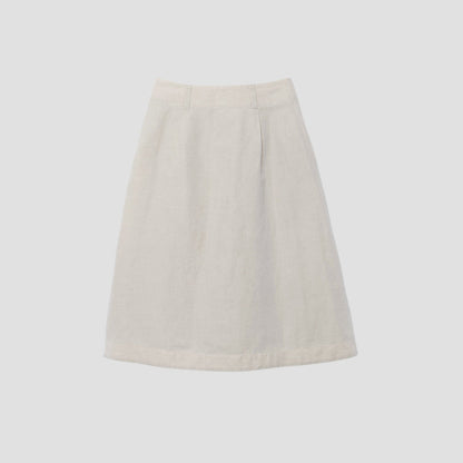 COTTON LINEN SKIRT