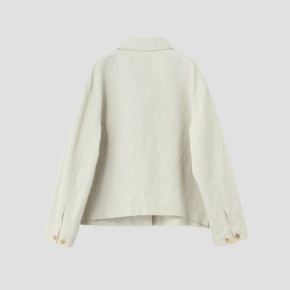 COTTON LINEN TWILL BLOUSON