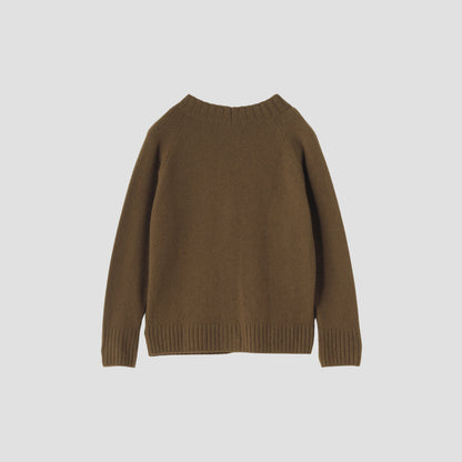 TWISTED CASHMERE WOOL CARDIGAN KNIT