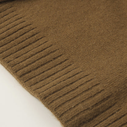 TWISTED CASHMERE WOOL CARDIGAN KNIT