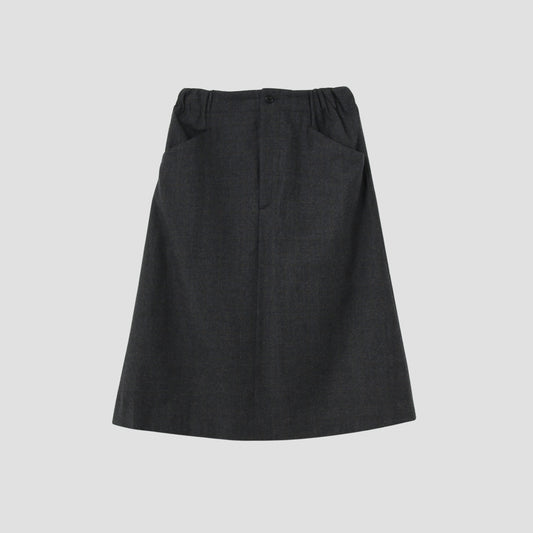 FLANNEL WOOL SKIRT