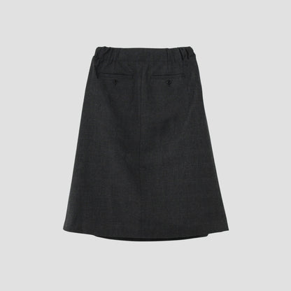 FLANNEL WOOL SKIRT