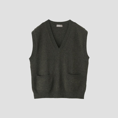 POCKET SLIPOVER KNIT