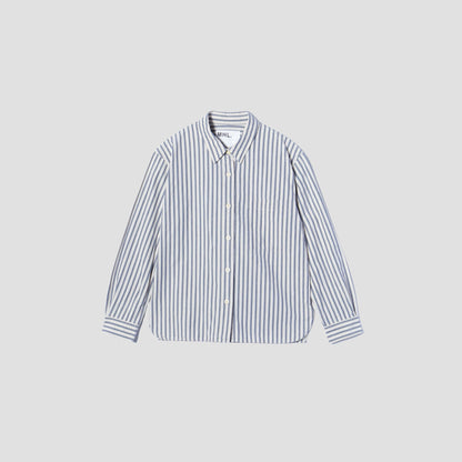 COTTON LINEN CHAMBRAY SHIRT