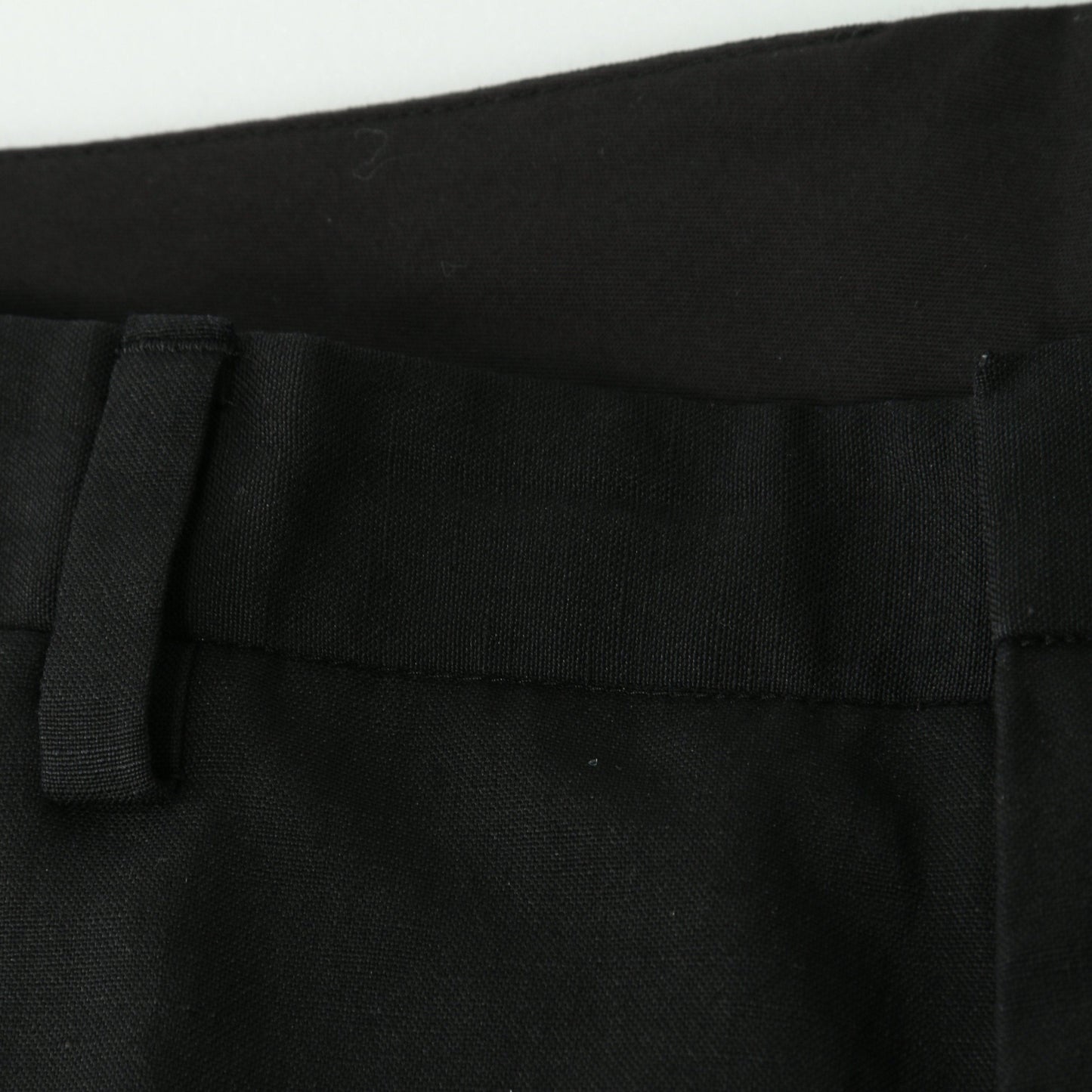 WOOL LINEN POPLIN TROUSERS