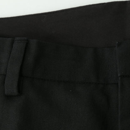 WOOL LINEN POPLIN TROUSERS