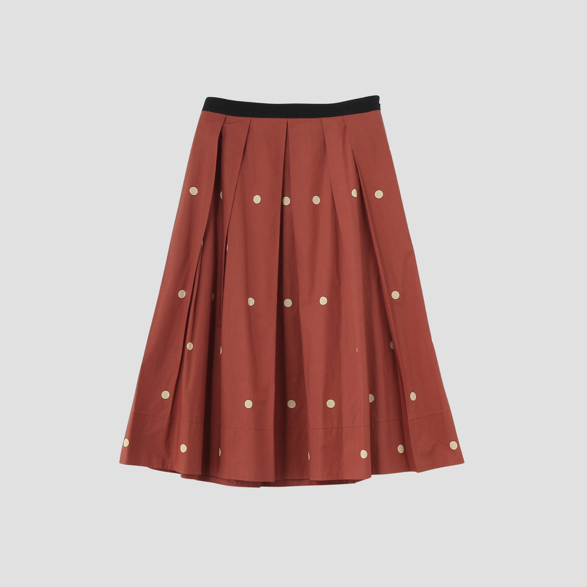 BIG SPOT COTTON SKIRT
