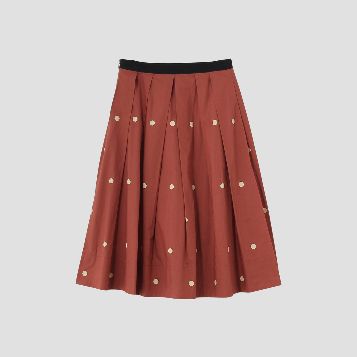 BIG SPOT COTTON SKIRT