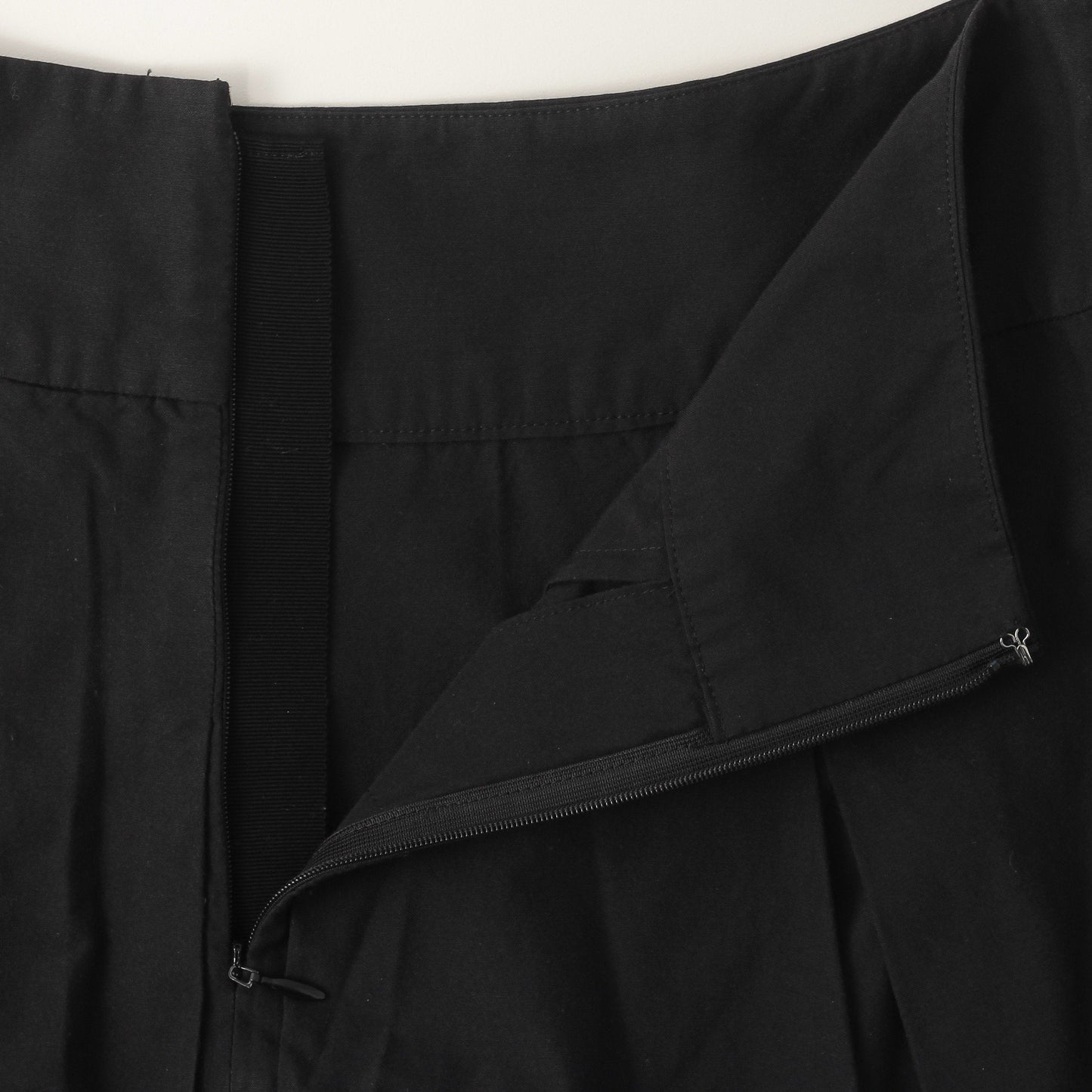 SILK COTTON POPLIN SKIRT