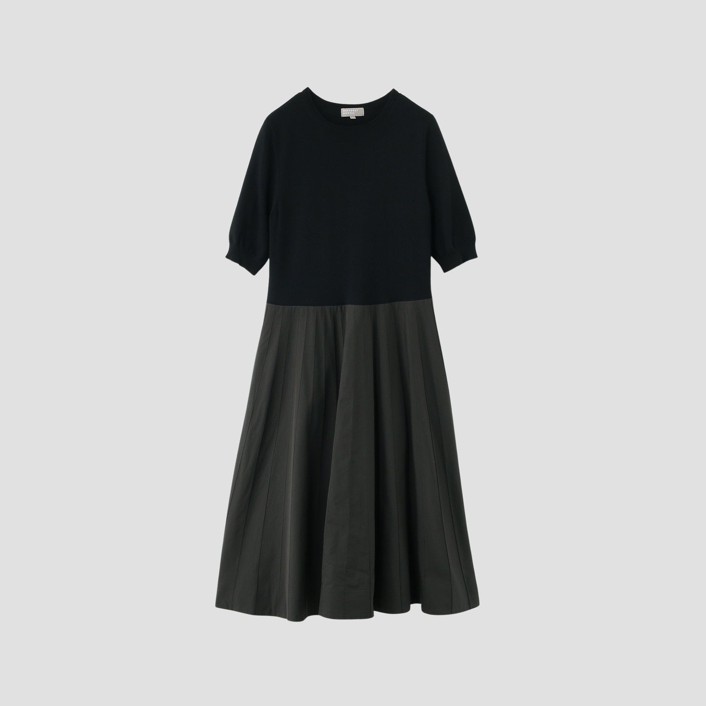 COTTON SILK POPLIN DRESS