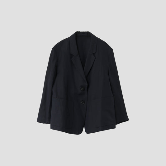 LINEN WOOL HOPSACK JACKET