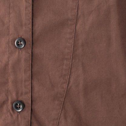 GARMENT DYE COTTON POPLIN SHIRT