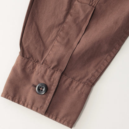 GARMENT DYE COTTON POPLIN SHIRT