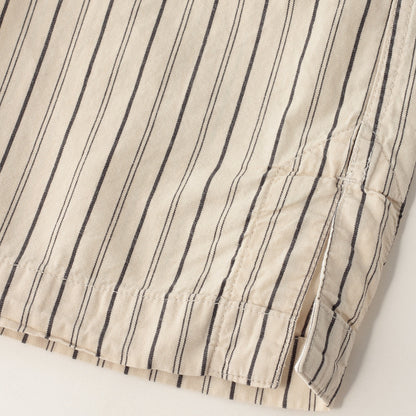 WIDE STRIPE COTTON SHIRT