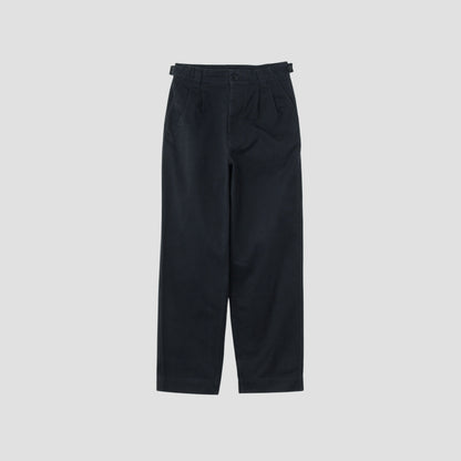 BRUSHED CHINO COTTON TROUSERS