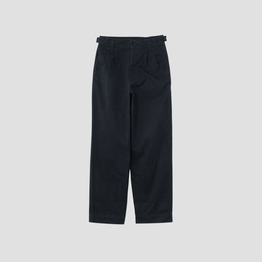 BRUSHED CHINO COTTON TROUSERS