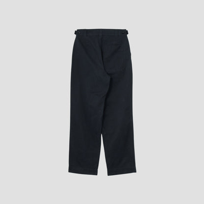 BRUSHED CHINO COTTON TROUSERS